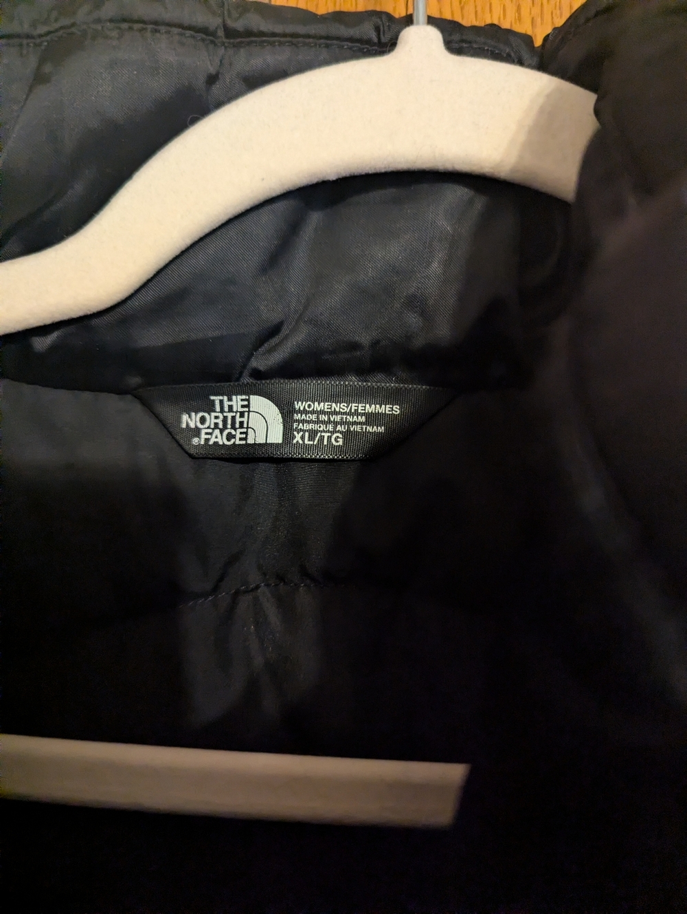 The North Face Navy Quilted Down Vest - Picture 2 of 3